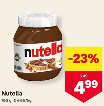 MPreis Nutella Angebot