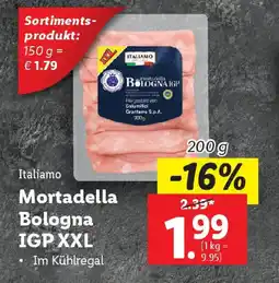 Lidl Italiamo Mortadella Bologna IGP XXL Angebot