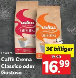 Lidl Lavazza Caffè Crema Classico oder Gustoso Angebot
