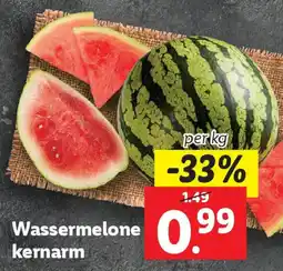 Lidl Wassermelone kernarm Angebot