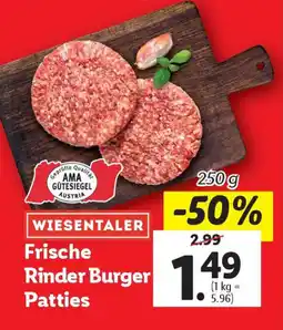 Lidl Frische Rinder Burger Patties Angebot