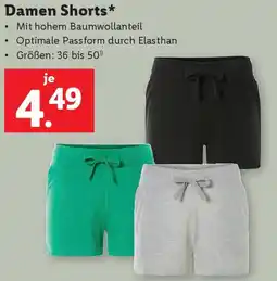 Lidl Damen Shorts Angebot