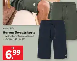 Lidl Herren Sweatshorts Angebot