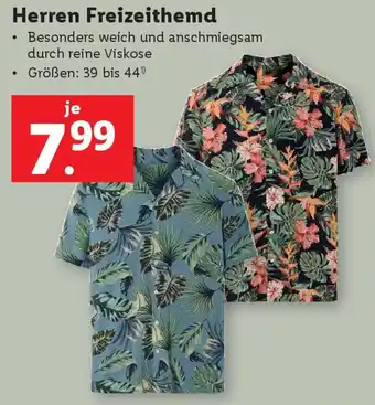 Lidl Herren Freizeithemd Angebot