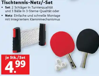 Lidl Tischtennis Netz Set Angebot