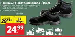 Lidl Herren S3 Sicherheitsschuhe stiefel Angebot