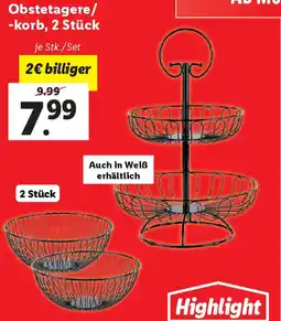 Lidl Obstetagere korb Angebot