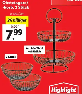 Lidl Obstetagere korb Angebot