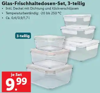 Lidl Glas-Frischhaltedosen-Set Angebot