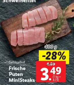 Lidl Frische Puten MiniSteaks Angebot