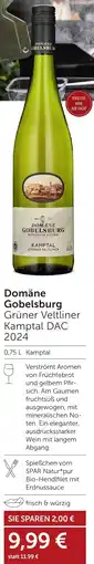 Weinwelt Interspar Domäne Gobelsburg Grüner Veltliner Kamptal DAC 2024 Angebot