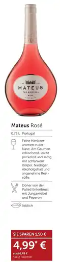 Weinwelt Interspar Mateus Rosé Angebot
