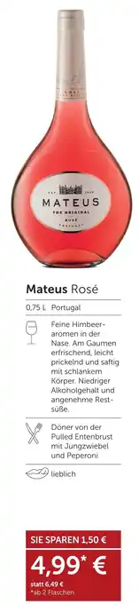 Weinwelt Interspar Mateus Rosé Angebot