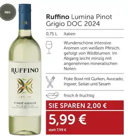 Weinwelt Interspar Ruffino Lumina Pinot Grigio DOC 2024 Angebot