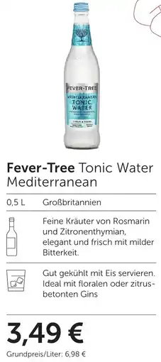 Weinwelt Interspar Fever-Tree Tonic Water Mediterranean Angebot
