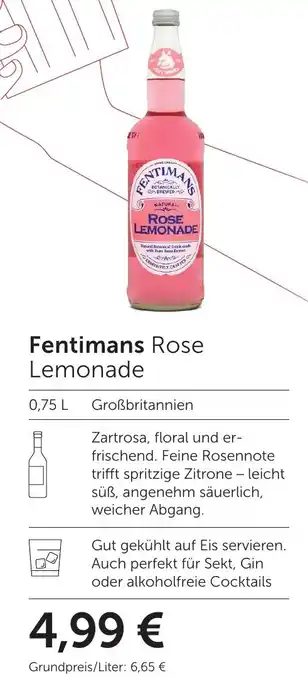 Weinwelt Interspar Fentimans Rose Lemonade Angebot