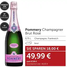 Weinwelt Interspar Pommery Champagner Brut Rosé Angebot