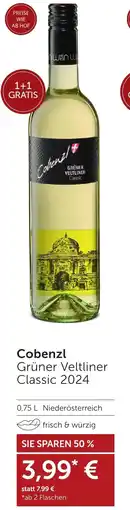 Weinwelt Interspar Cobenzl Grüner Veltliner Classic 2024 Angebot