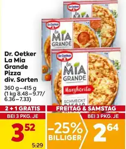 Billa Dr. Oetker La Mia Grande Pizza Angebot