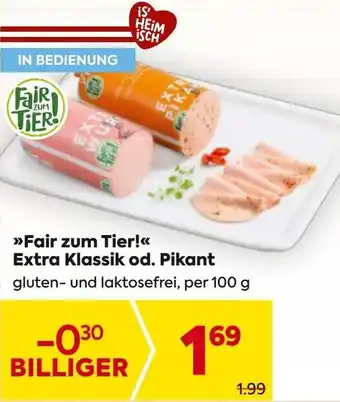 Billa Extra Klassik od Pikant gluten Angebot