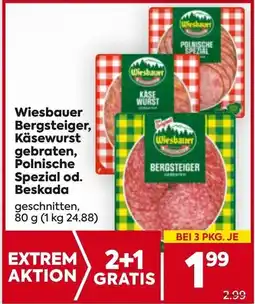 Billa Käsewurst gebraten Angebot