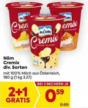 Billa Nöm Cremix Angebot