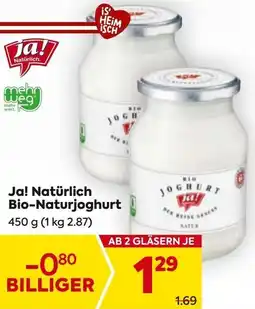 Billa Bio-Naturjoghurt Angebot