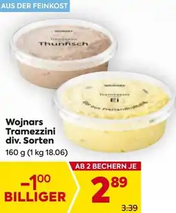 Billa Wojnars Tramezzini Angebot