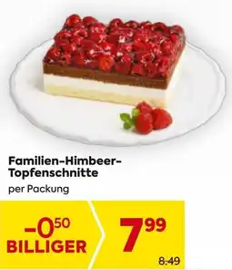Billa Familien Himbeer Topfenschnitte Angebot