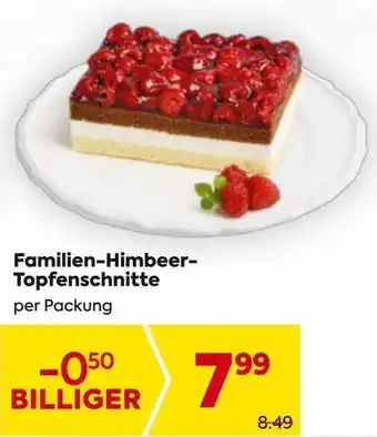 Billa Familien Himbeer Topfenschnitte Angebot
