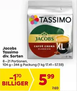 Billa Jacobs Tassimo Angebot