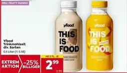 Billa Yfood Trinkmahlzeit Angebot