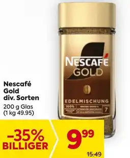 Billa Nescafé Gold Angebot