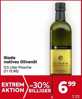 Billa Iliada natives Olivenöl Angebot