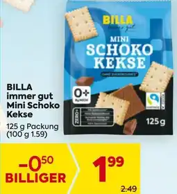 Billa Billa mini schoko kekse Angebot