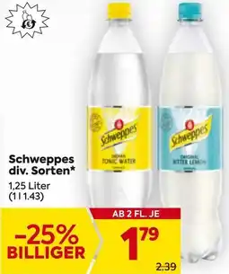 Billa Schweppes Angebot