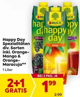 Billa Happy Day Spezialitäten Angebot