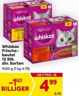 Billa Whiskas Frische beutel Angebot