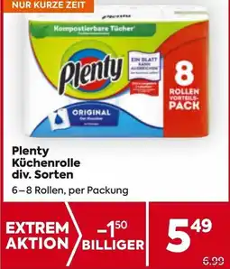 Billa Plenty Küchenrolle Angebot