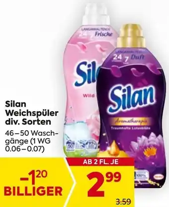 Billa Silan Weichspüler Angebot