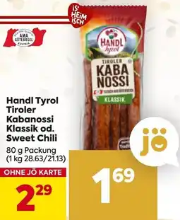 Billa Handl Tyrol Tiroler Angebot