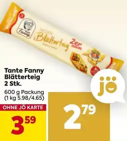 Billa Tante Fanny Blätterteig Angebot