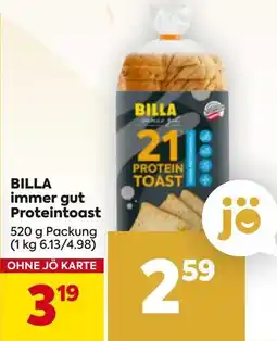 Billa BILLA immer gut Proteintoast Angebot