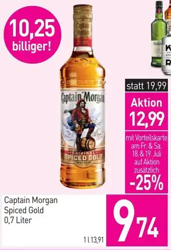 Sutterlüty Captain Morgan Spiced Gold Angebot