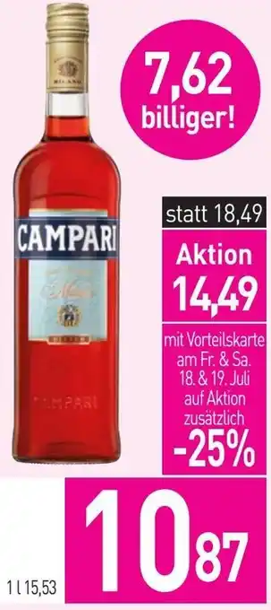 Sutterlüty Campari Bitter Angebot