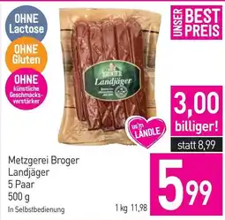 Sutterlüty Metzgerei Broger Landjäger Angebot