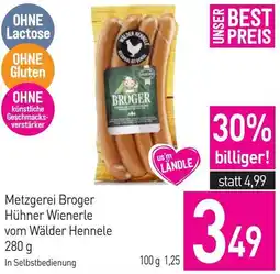 Sutterlüty Metzgerei Broger Hühner Wienerle Angebot