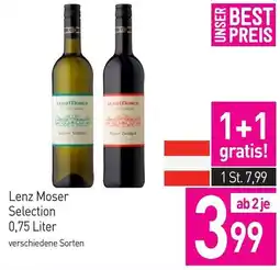 Sutterlüty Lenz Moser Selection Angebot