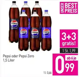 Sutterlüty Pepsi oder Pepsi Zero Angebot