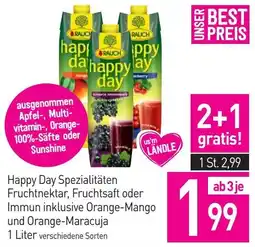 Sutterlüty Happy Day Spezialitäten Fruchtnektar Angebot